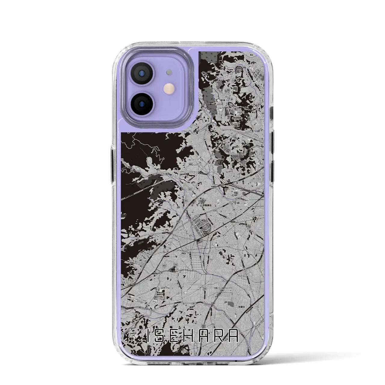 【伊勢原(神奈川県)】地図柄iPhoneケース(MagSafeタイプ)