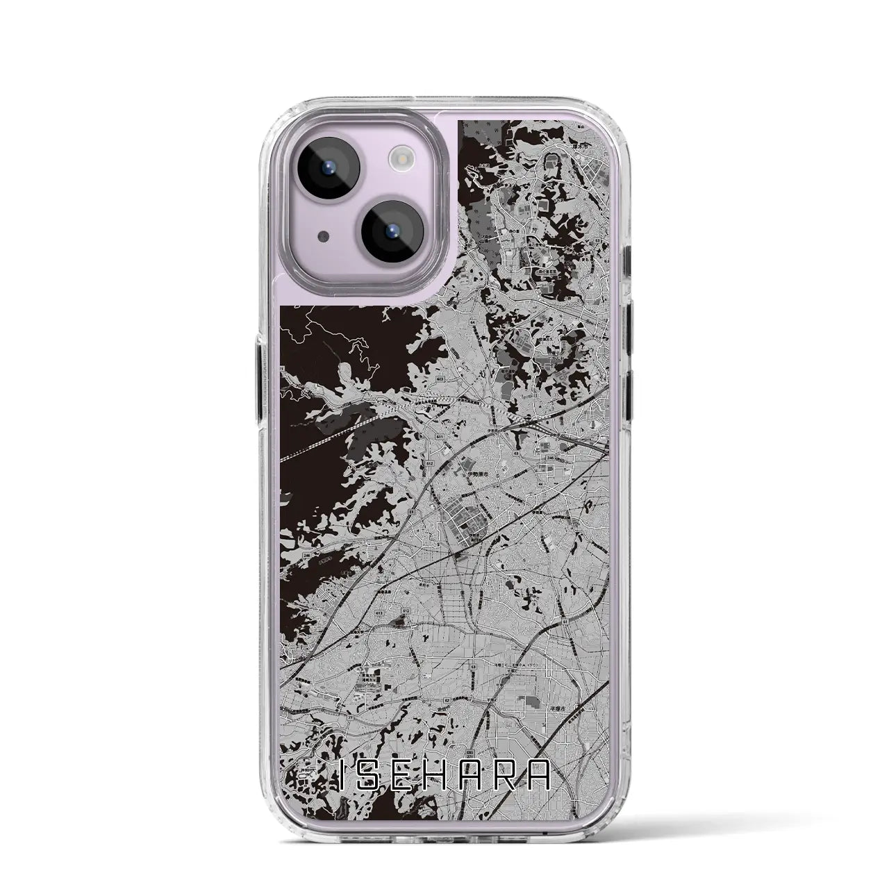 【伊勢原(神奈川県)】地図柄iPhoneケース(MagSafeタイプ)