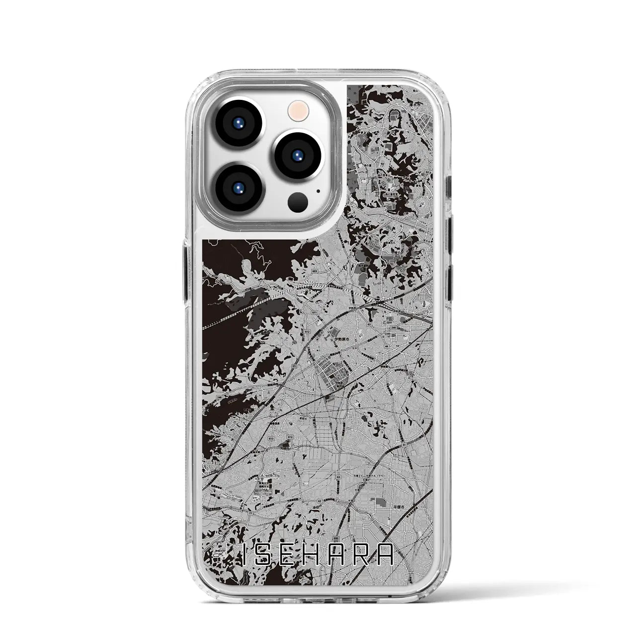 【伊勢原(神奈川県)】地図柄iPhoneケース(MagSafeタイプ)