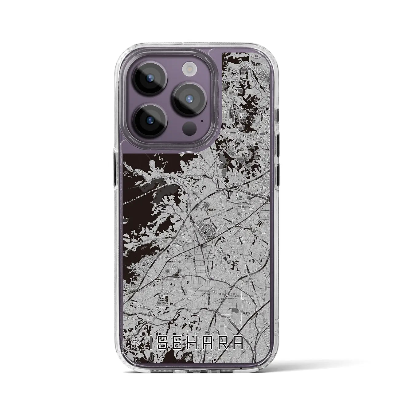 【伊勢原(神奈川県)】地図柄iPhoneケース(MagSafeタイプ)