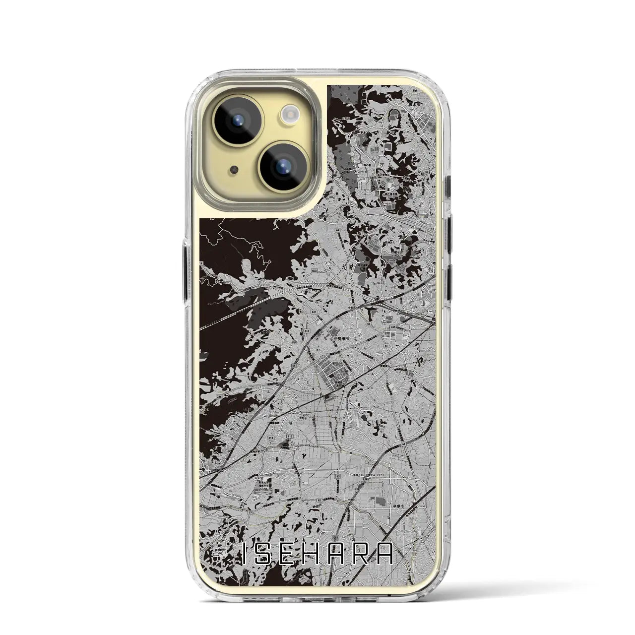 【伊勢原(神奈川県)】地図柄iPhoneケース(MagSafeタイプ)