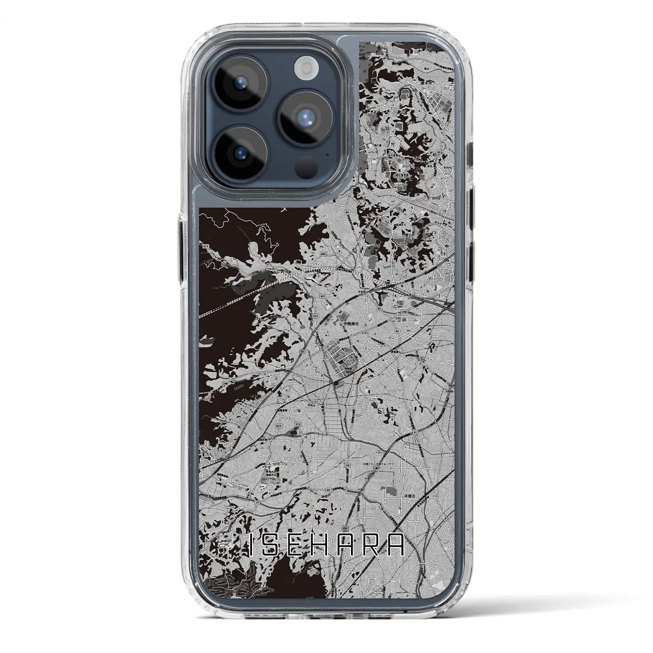 【伊勢原(神奈川県)】地図柄iPhoneケース(MagSafeタイプ)
