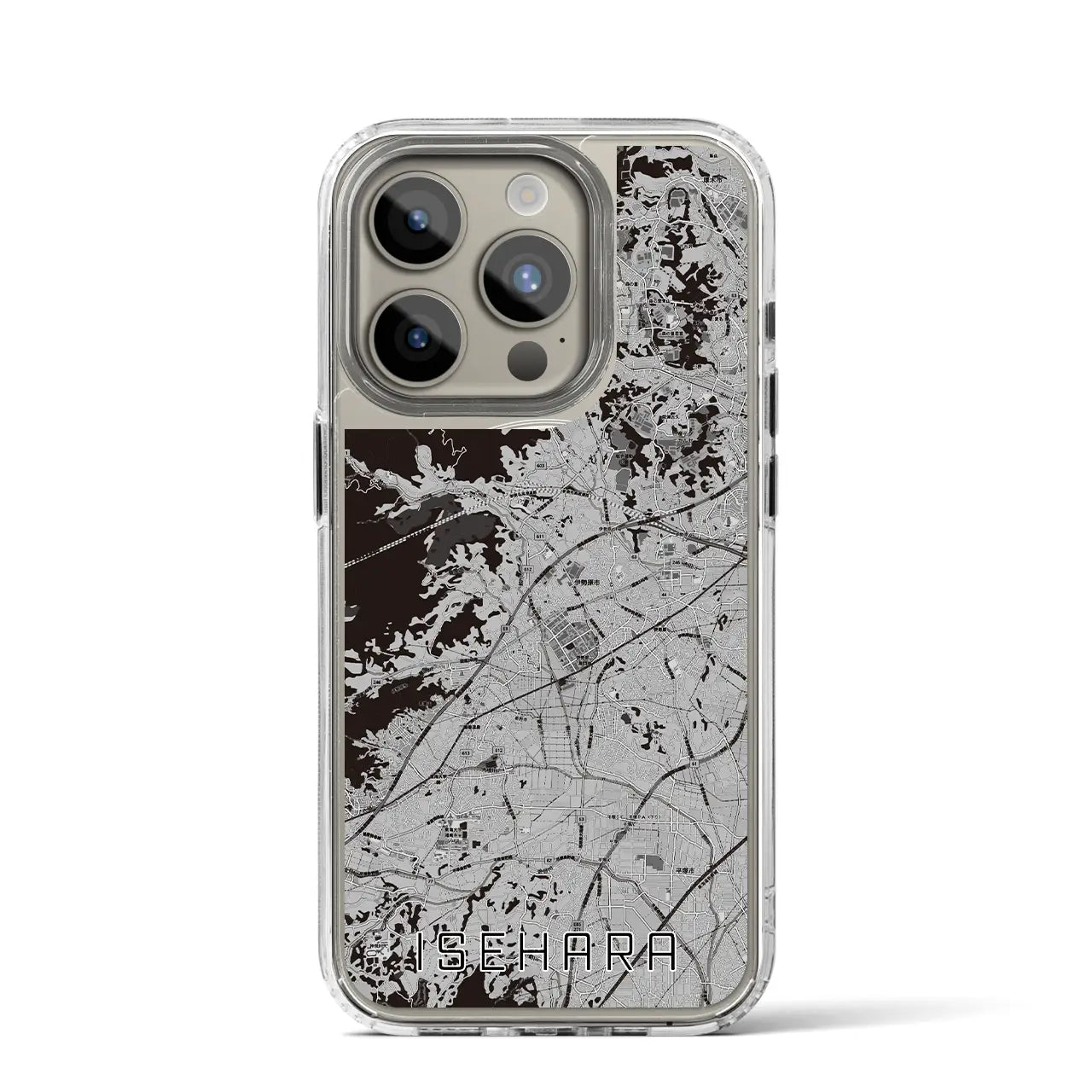 【伊勢原(神奈川県)】地図柄iPhoneケース(MagSafeタイプ)