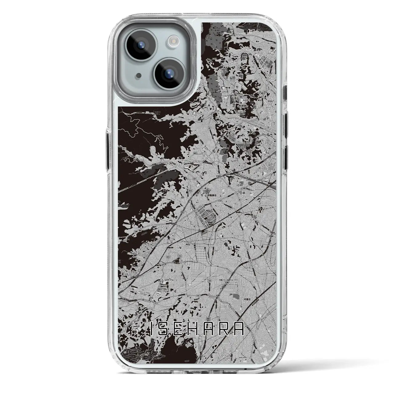 【伊勢原(神奈川県)】地図柄iPhoneケース(MagSafeタイプ)