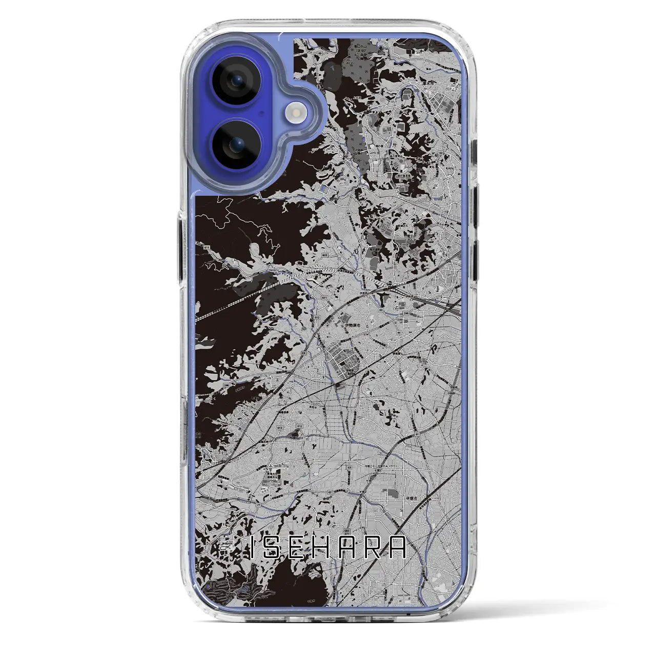 【伊勢原(神奈川県)】地図柄iPhoneケース(MagSafeタイプ)