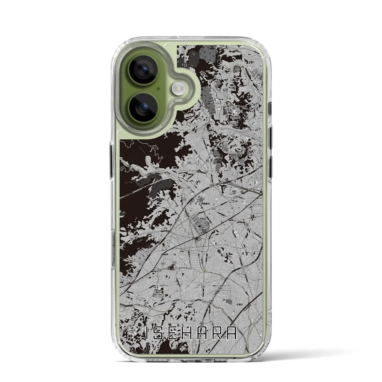 【伊勢原(神奈川県)】地図柄iPhoneケース(MagSafeタイプ)