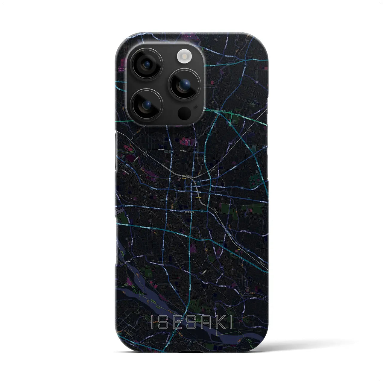 【伊勢崎(群馬県)】地図柄iPhoneケース(バックカバータイプ)