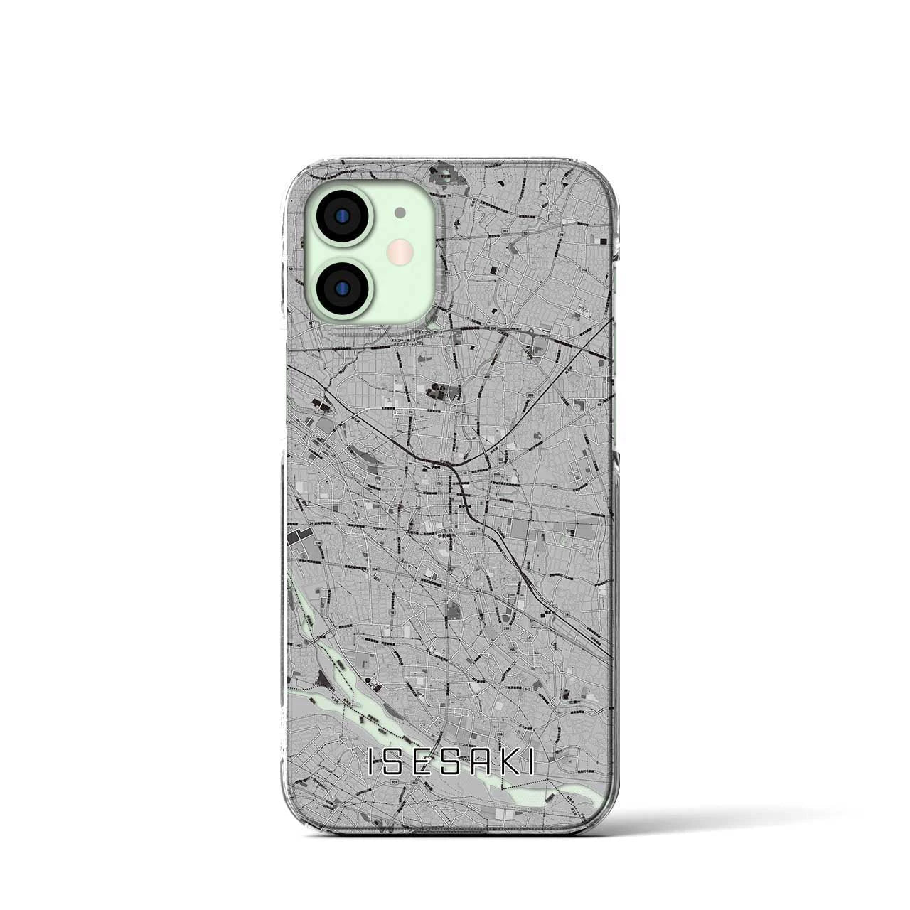 【伊勢崎(群馬県)】地図柄iPhoneケース(クリアタイプ)
