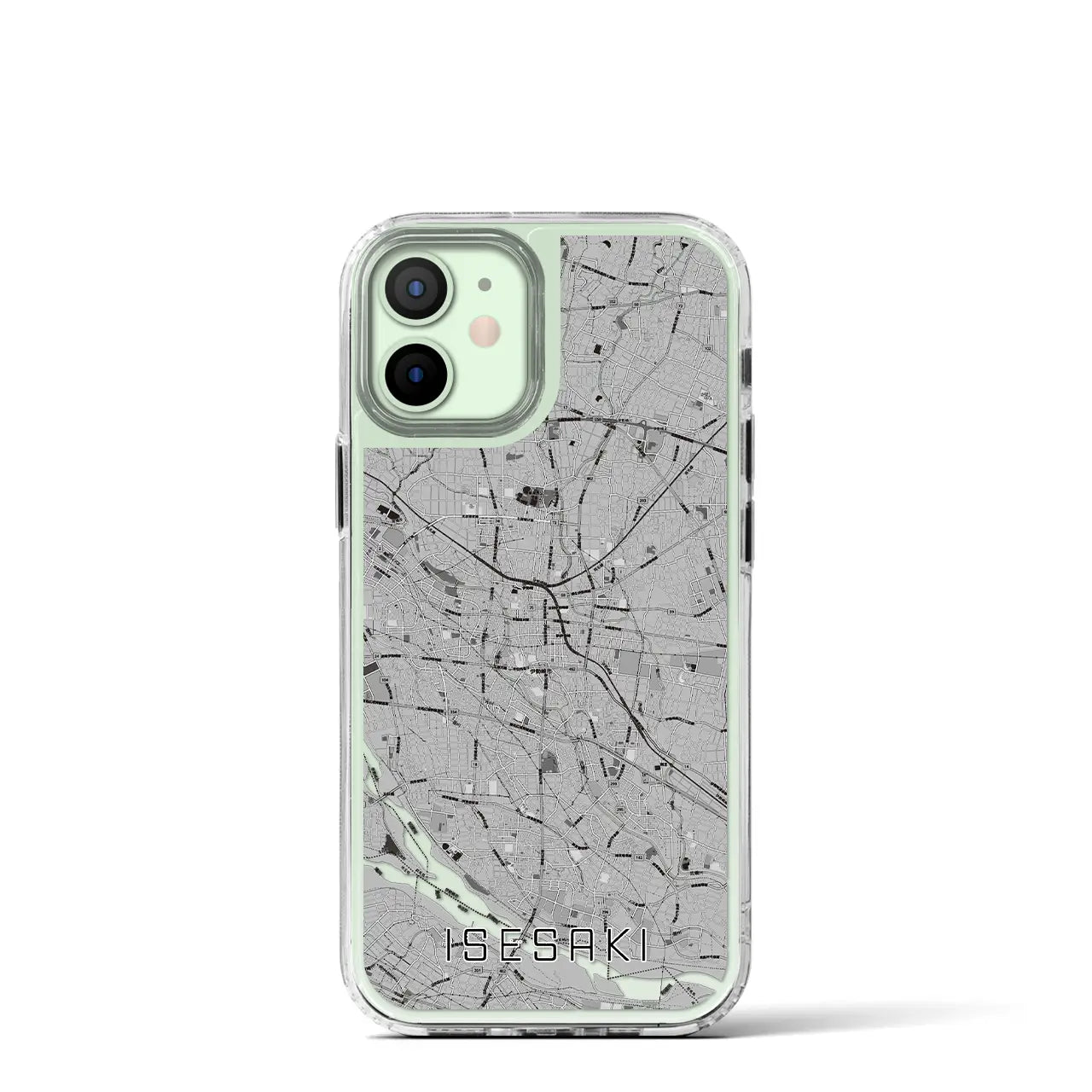 【伊勢崎(群馬県)】地図柄iPhoneケース(MagSafeタイプ)