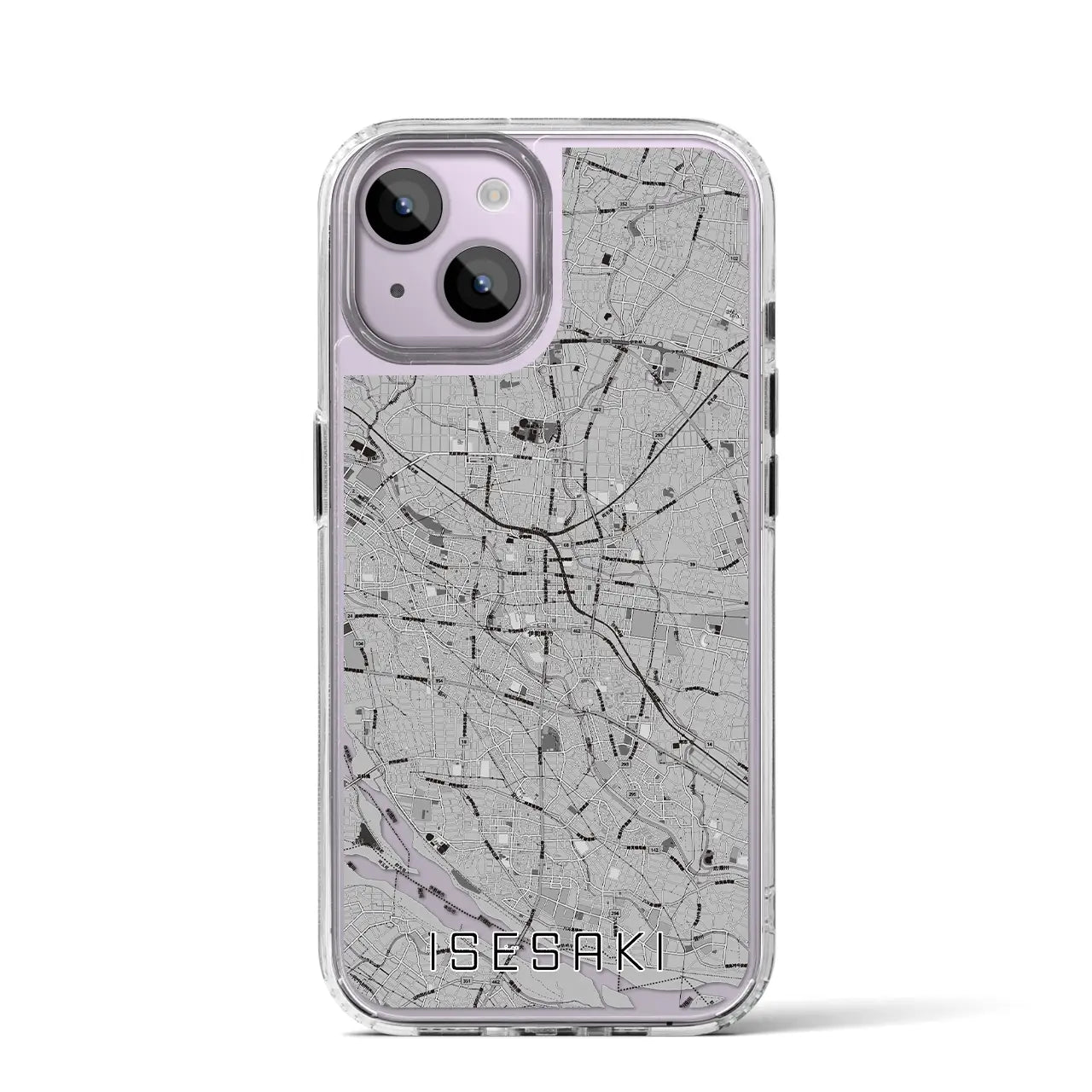【伊勢崎(群馬県)】地図柄iPhoneケース(MagSafeタイプ)