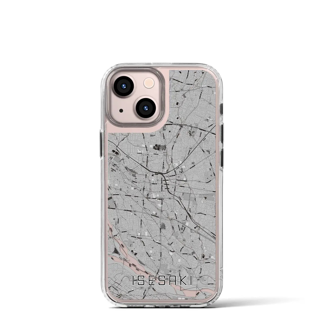 【伊勢崎(群馬県)】地図柄iPhoneケース(MagSafeタイプ)