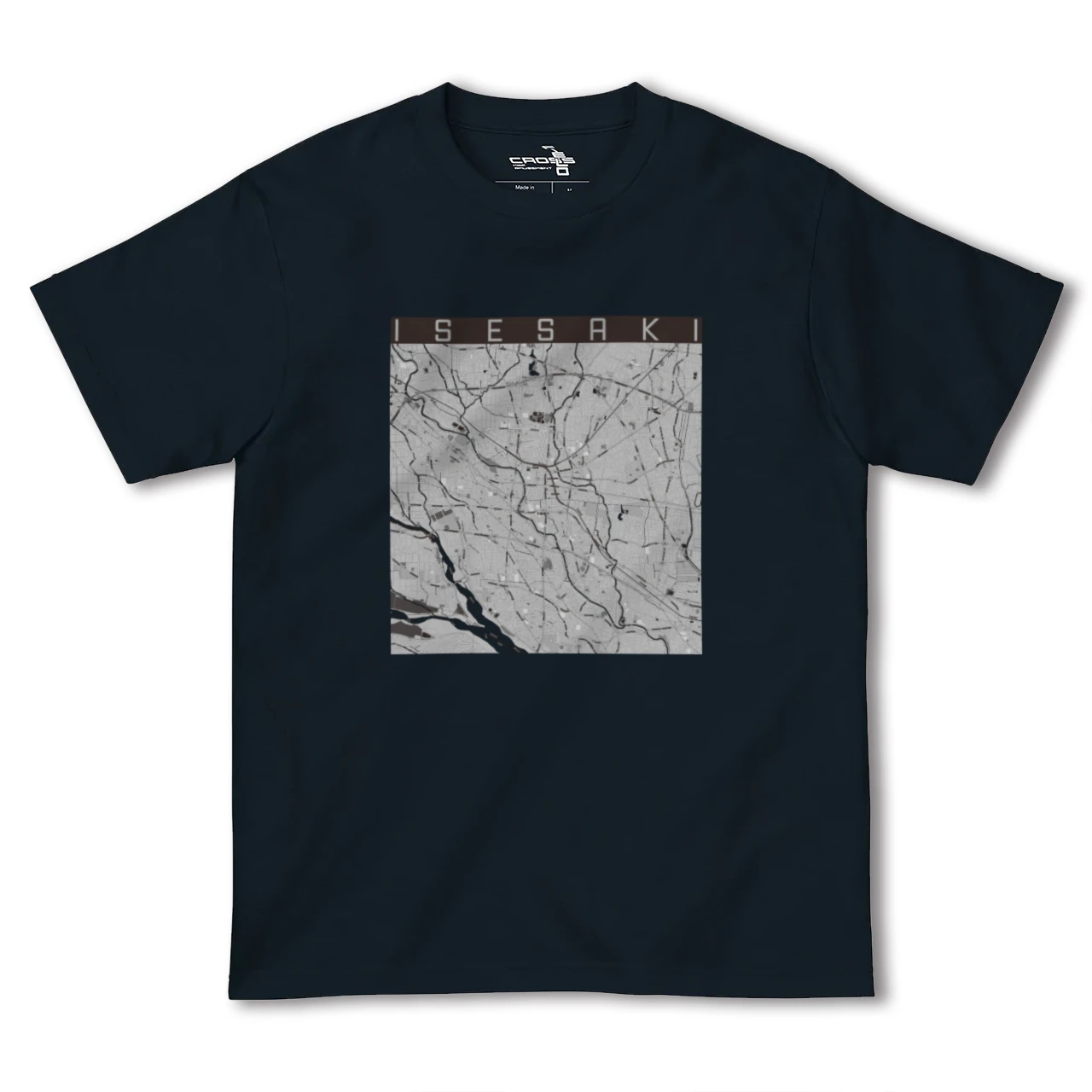 【伊勢崎(群馬県)】地図柄ヘビーウェイトTシャツ