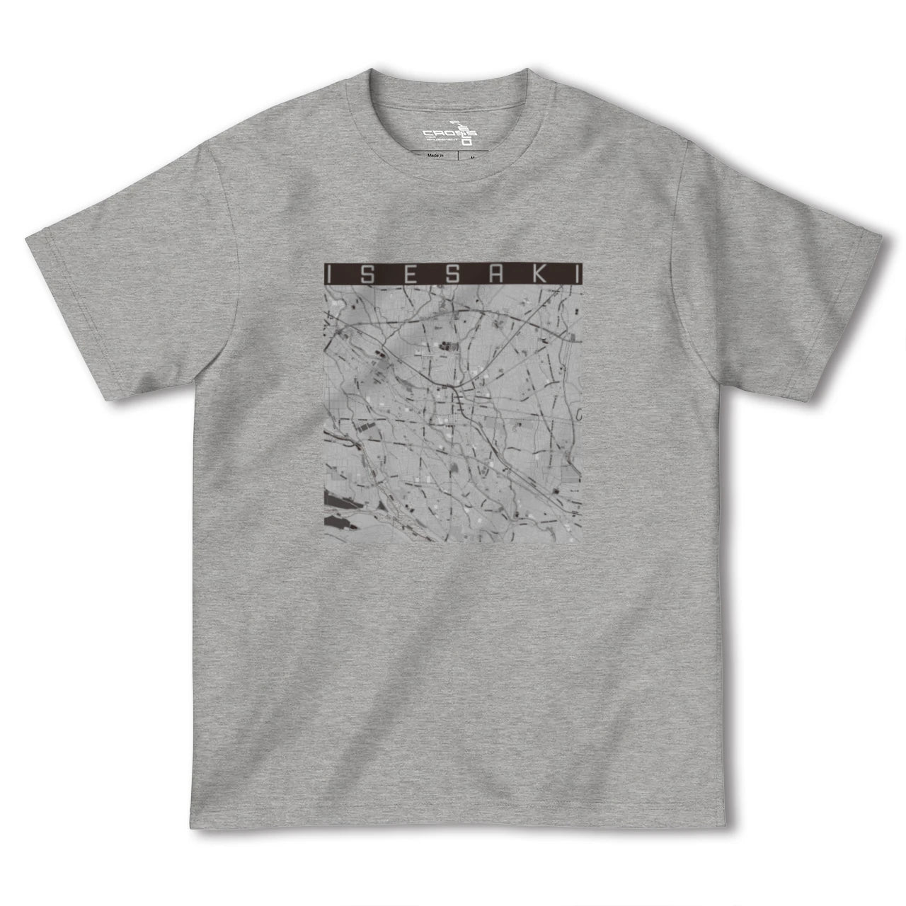 【伊勢崎(群馬県)】地図柄ヘビーウェイトTシャツ