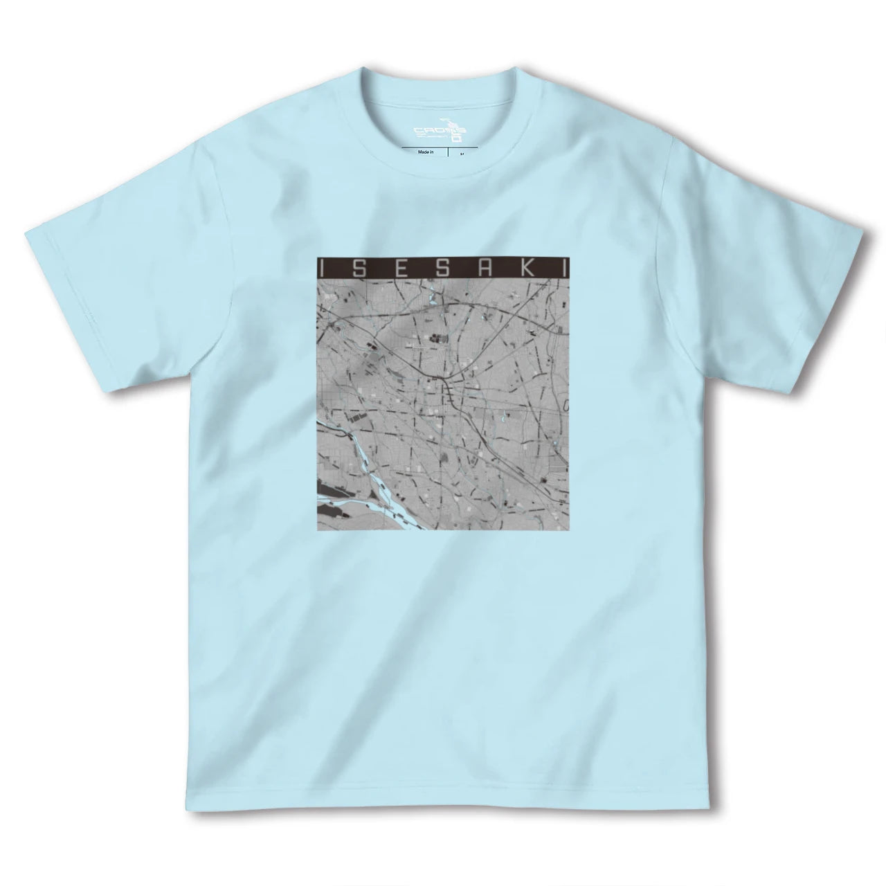 【伊勢崎(群馬県)】地図柄ヘビーウェイトTシャツ