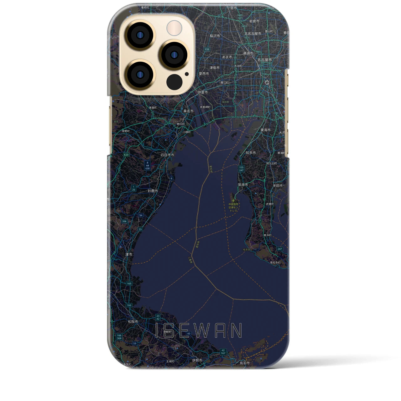 【伊勢湾(三重県)】地図柄iPhoneケース(バックカバータイプ)