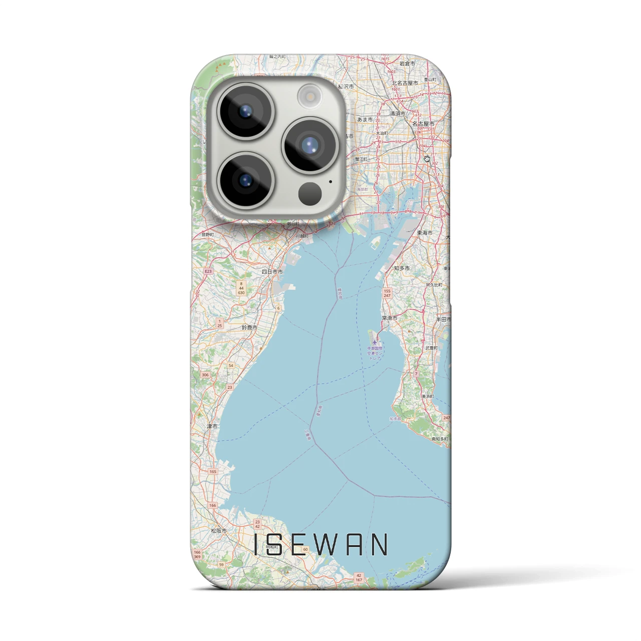 【伊勢湾(三重県)】地図柄iPhoneケース(バックカバータイプ)