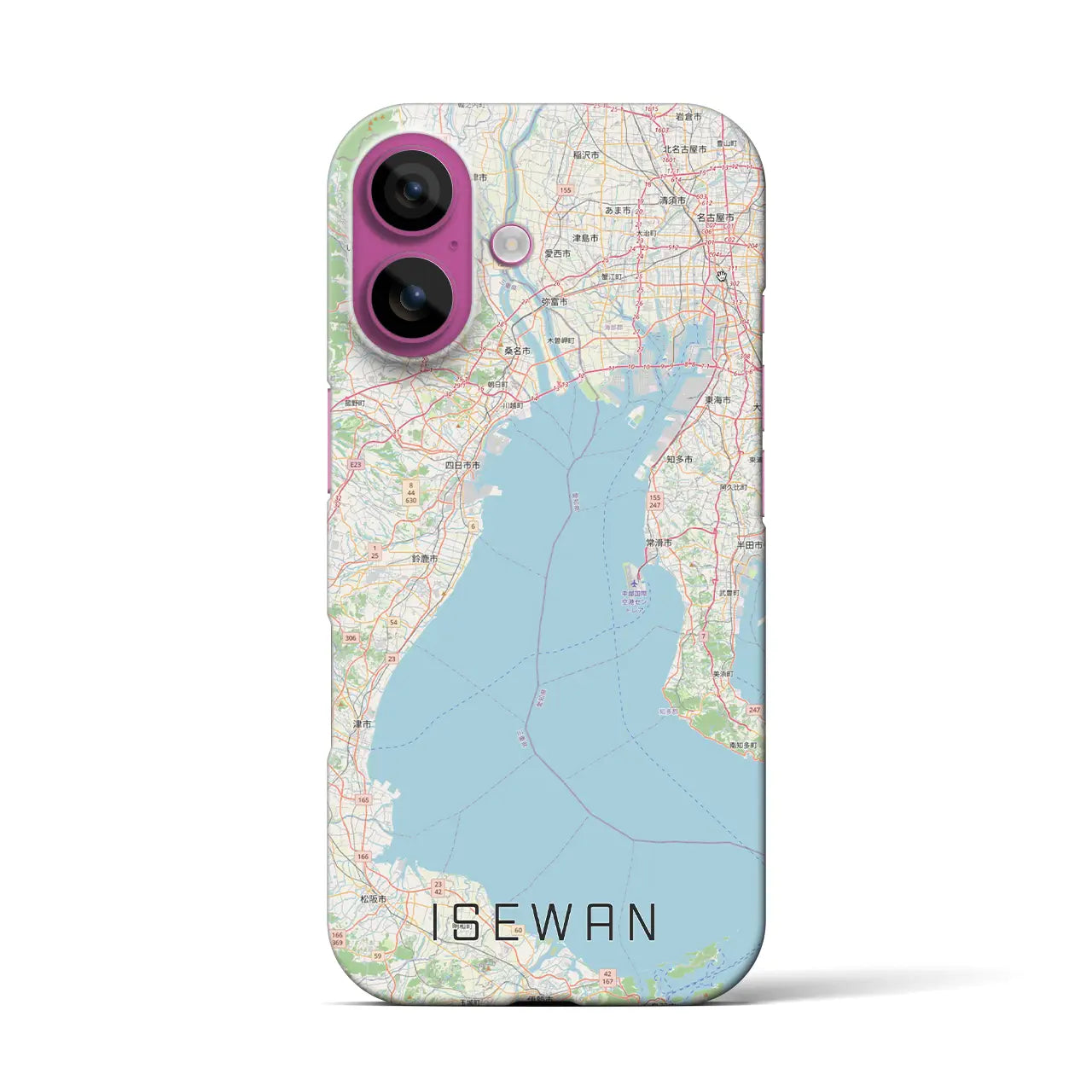 【伊勢湾(三重県)】地図柄iPhoneケース(バックカバータイプ)