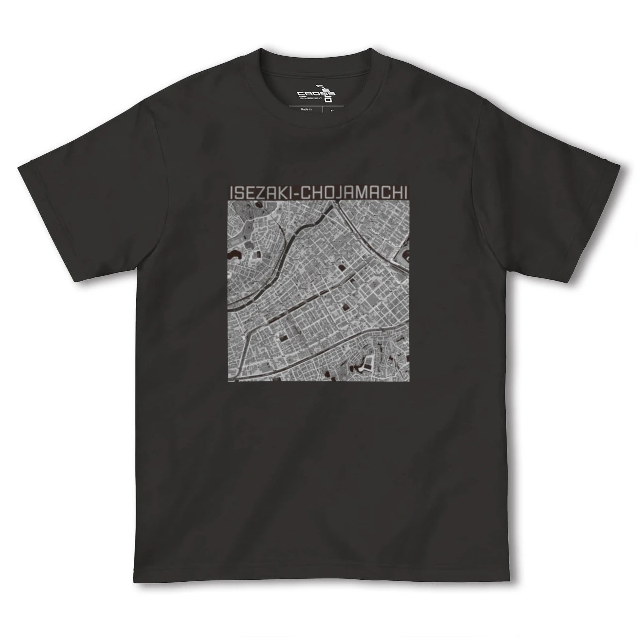 【伊勢佐木長者町(神奈川県)】地図柄ヘビーウェイトTシャツ