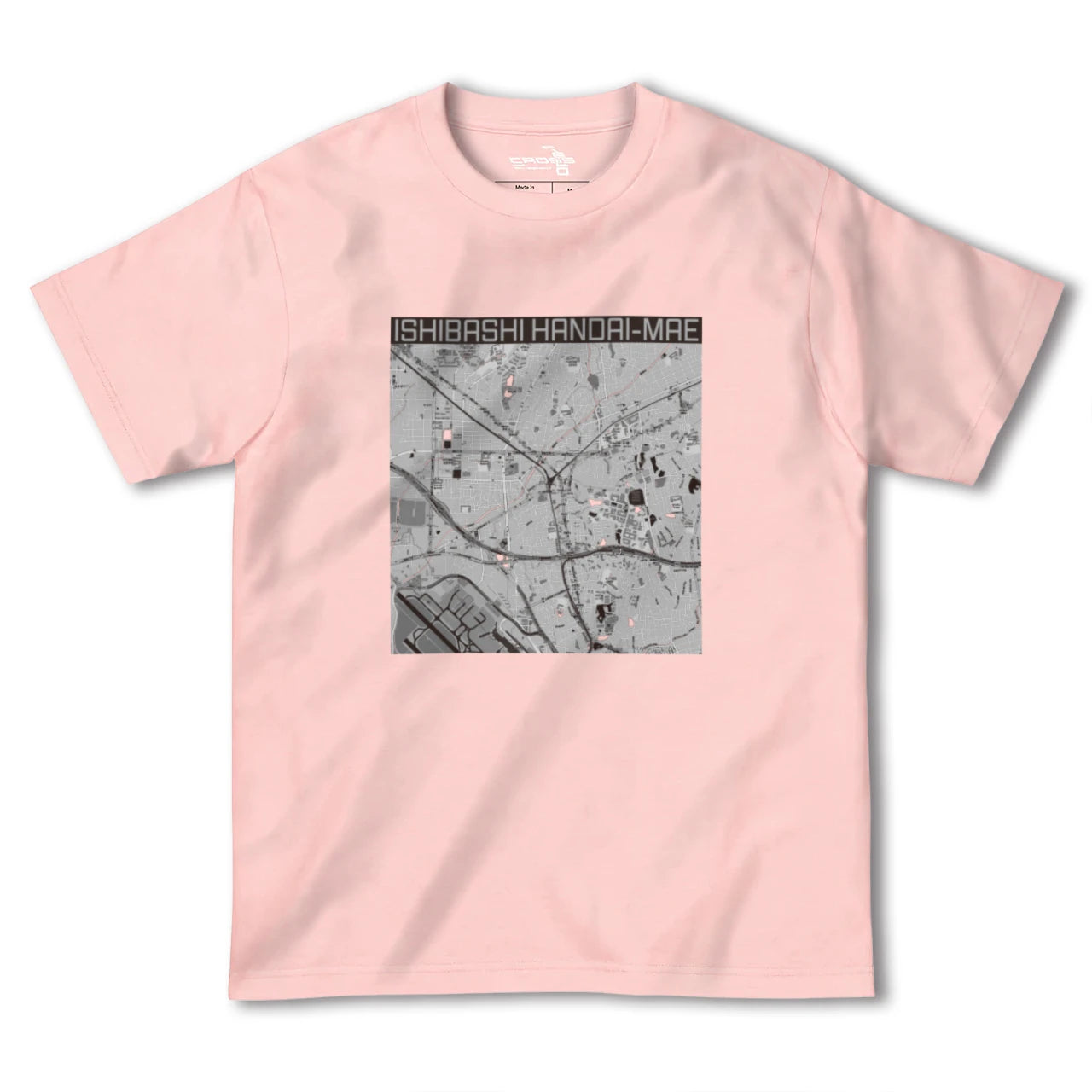 【石橋阪大前(大阪府)】地図柄ヘビーウェイトTシャツ