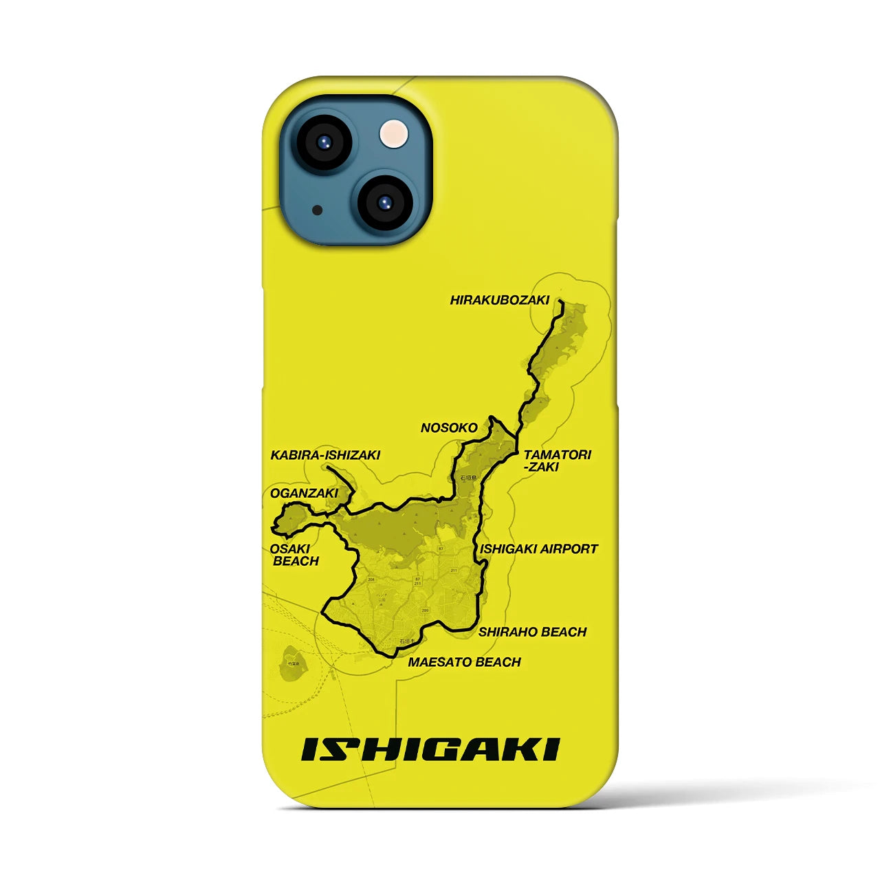 【石垣(沖縄県)】サイクリストiPhoneケース(バックカバータイプ)