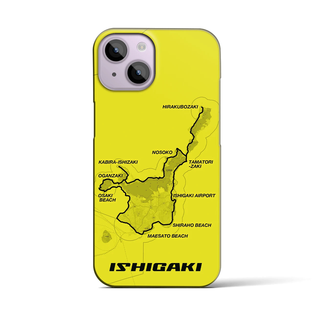 【石垣(沖縄県)】サイクリストiPhoneケース(バックカバータイプ)
