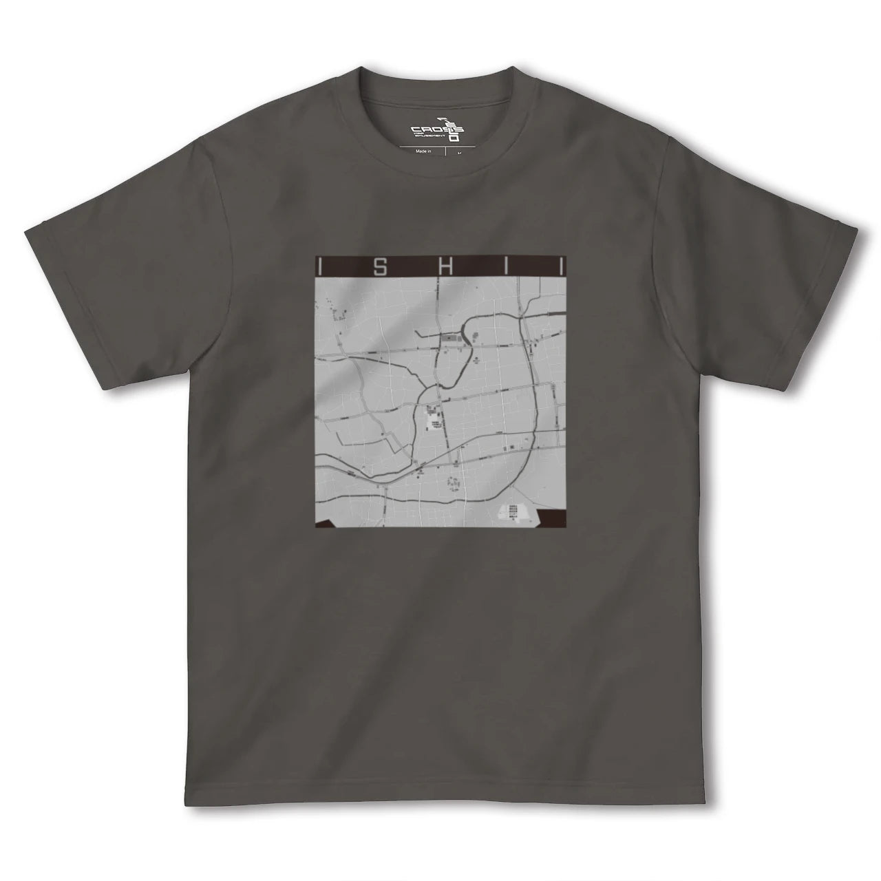 【石井(徳島県)】地図柄ヘビーウェイトTシャツ