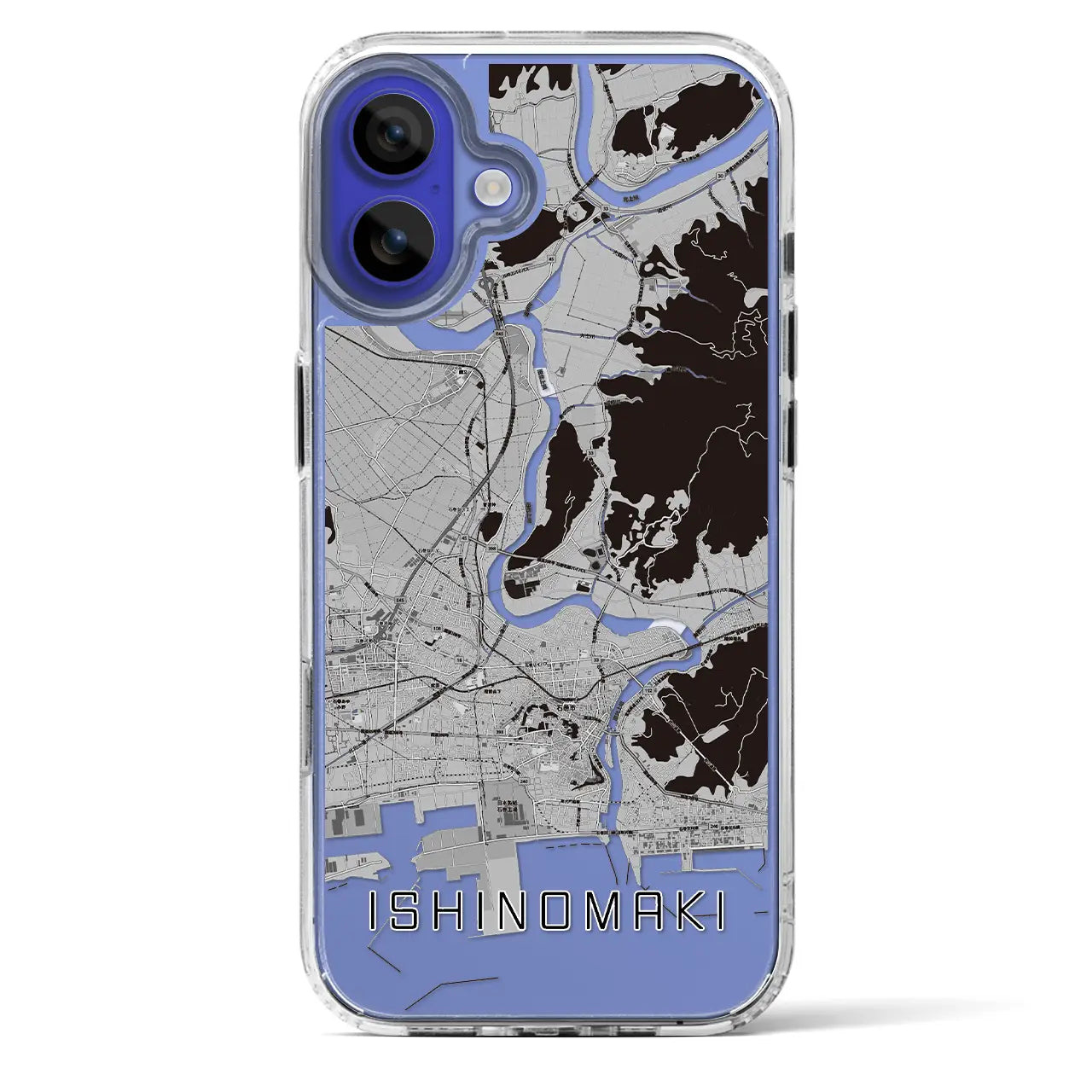 【石巻(宮城県)】地図柄iPhoneケース(MagSafeタイプ)
