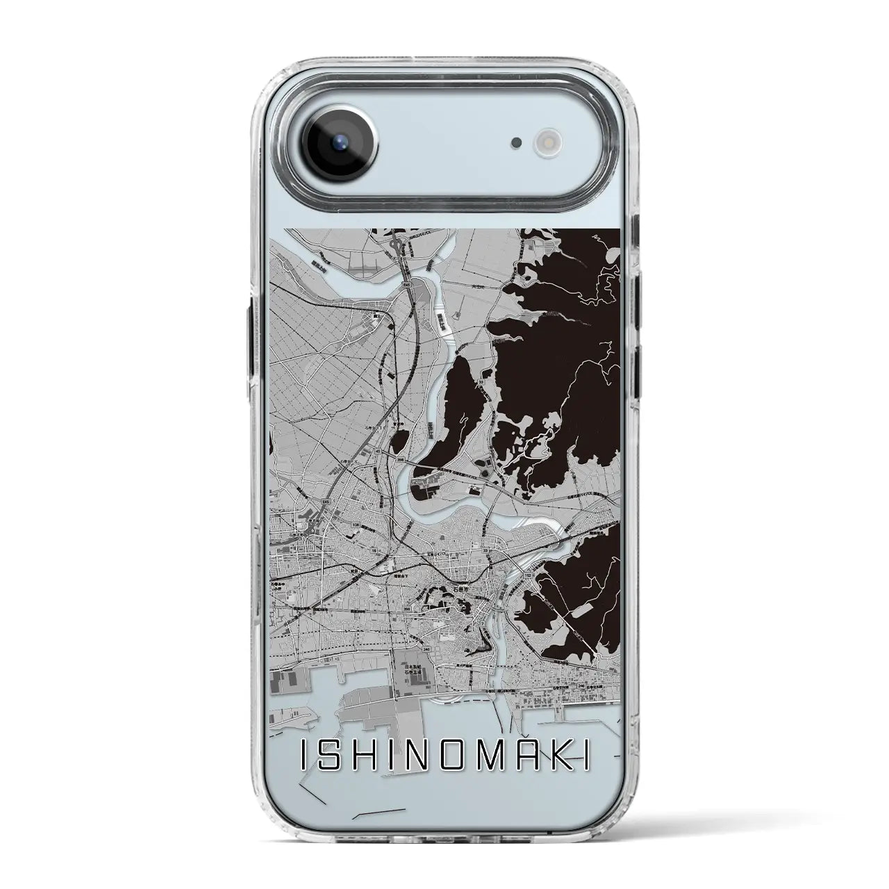 【石巻(宮城県)】地図柄iPhoneケース(MagSafeタイプ)