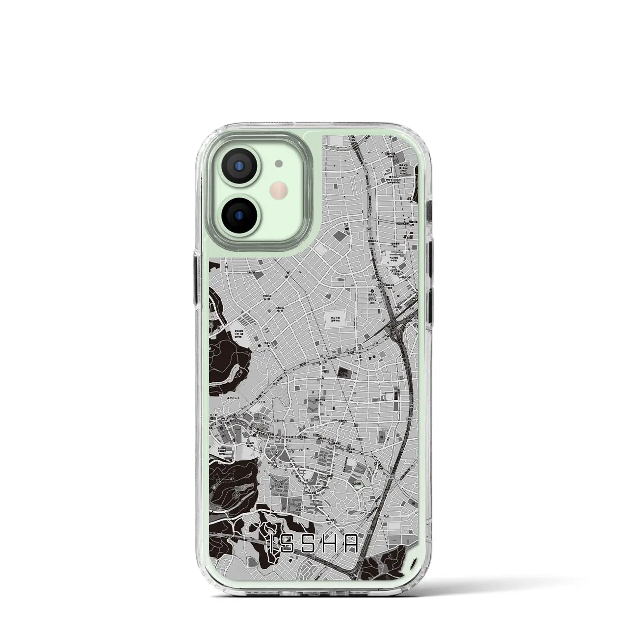【一社(愛知県)】地図柄iPhoneケース(MagSafeタイプ)