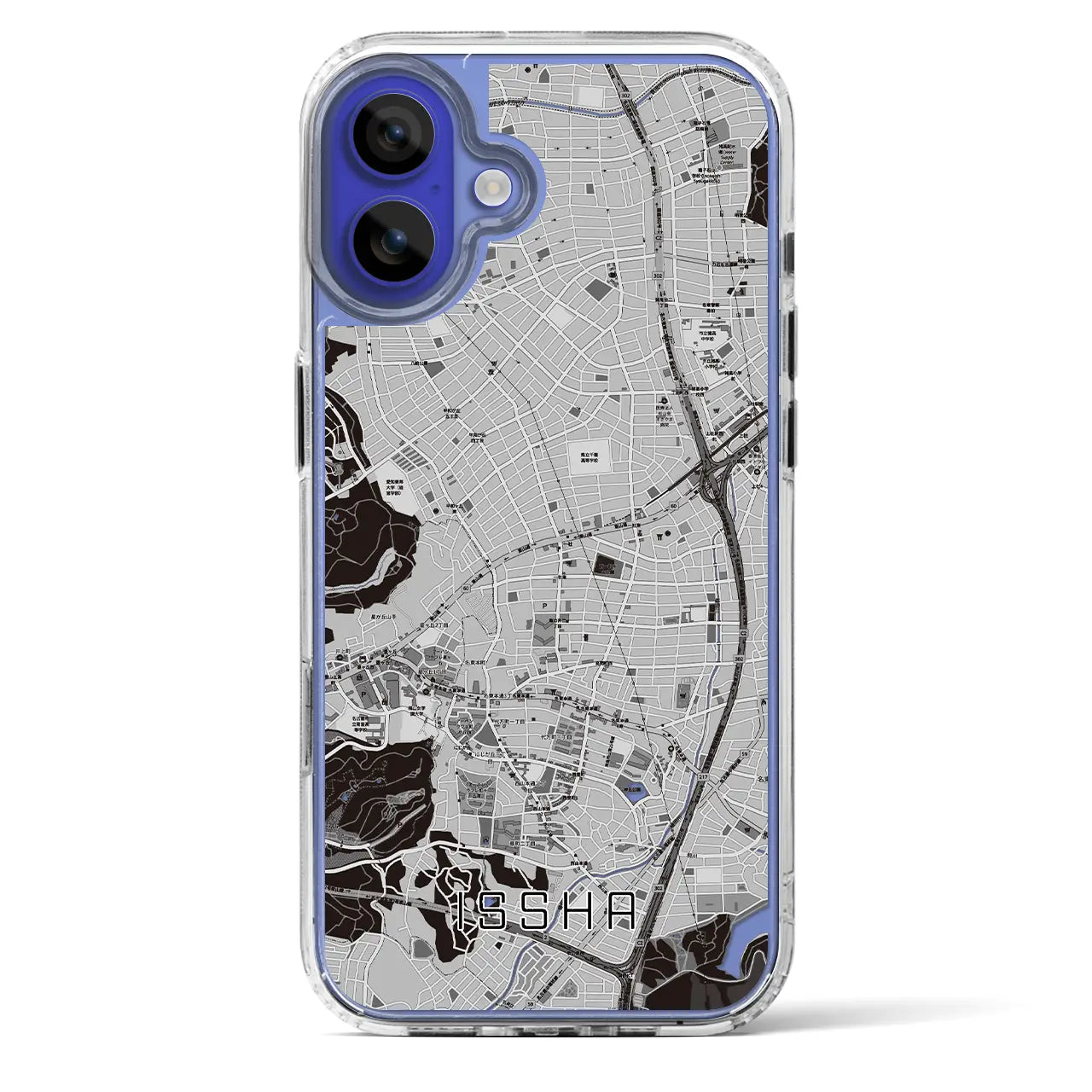 【一社(愛知県)】地図柄iPhoneケース(MagSafeタイプ)