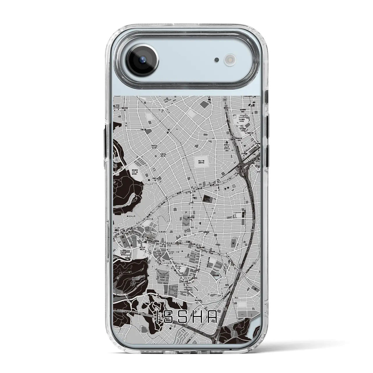 【一社(愛知県)】地図柄iPhoneケース(MagSafeタイプ)