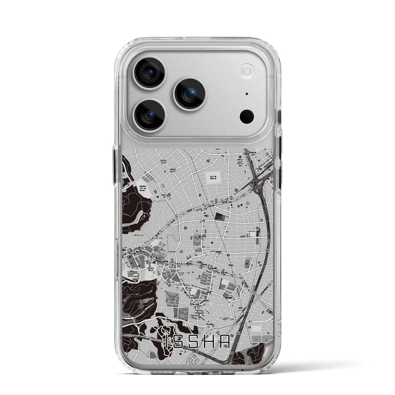 【一社(愛知県)】地図柄iPhoneケース(MagSafeタイプ)