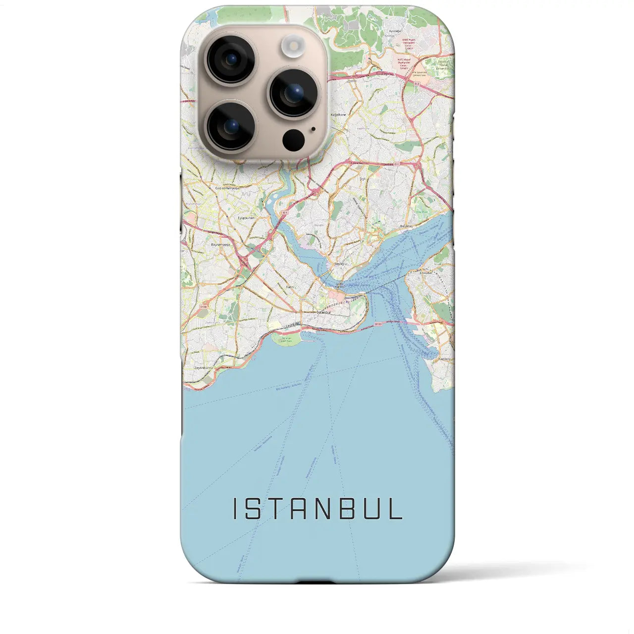 【イスタンブール(トルコ)】地図柄iPhoneケース(バックカバータイプ)