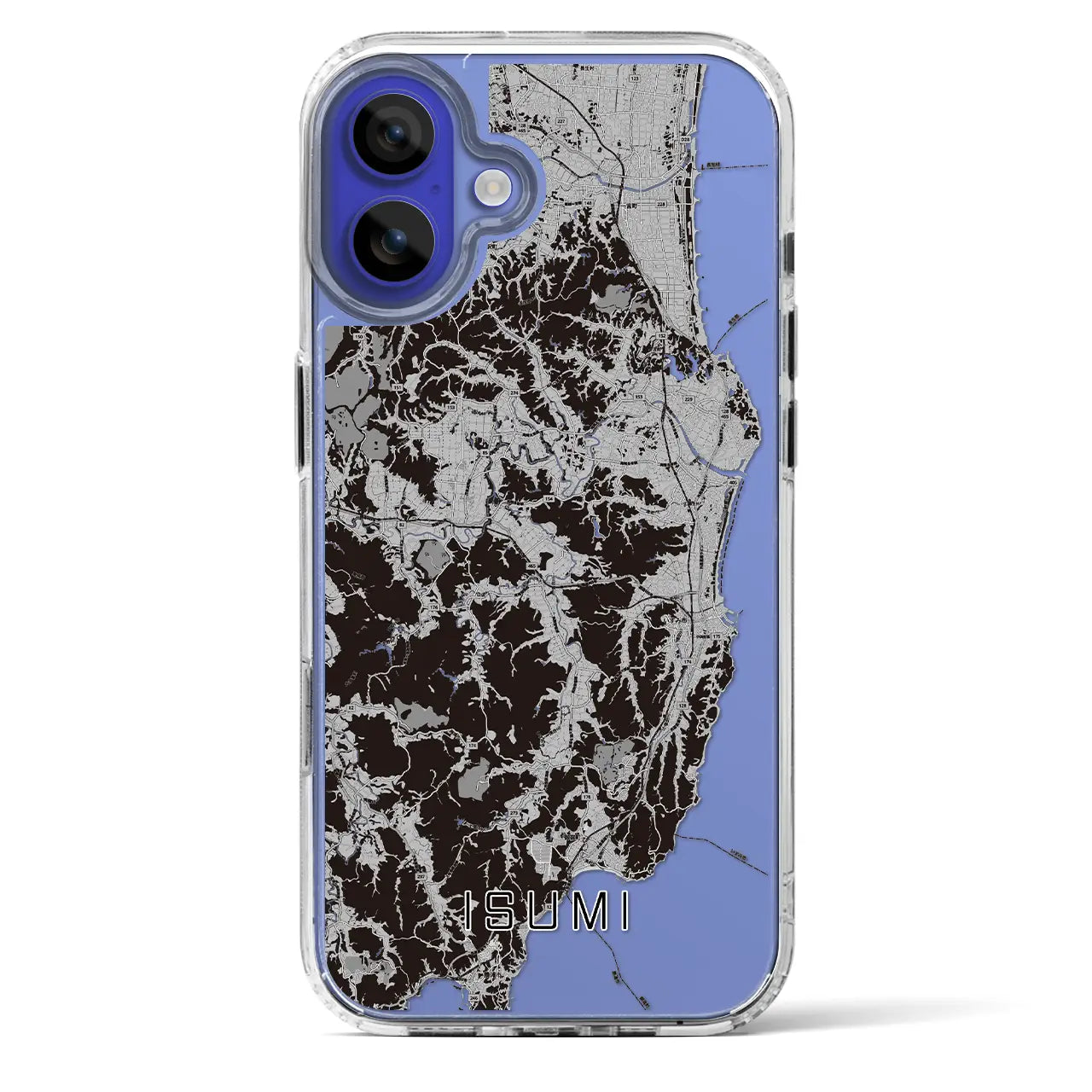 【いすみ(千葉県)】地図柄iPhoneケース(MagSafeタイプ)