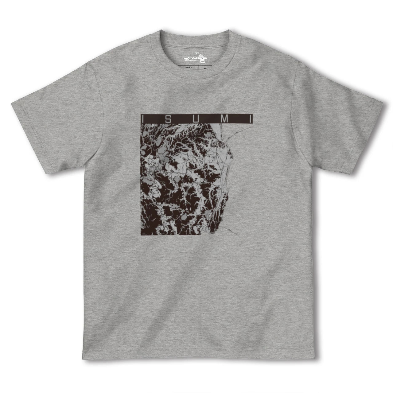 【いすみ(千葉県)】地図柄ヘビーウェイトTシャツ