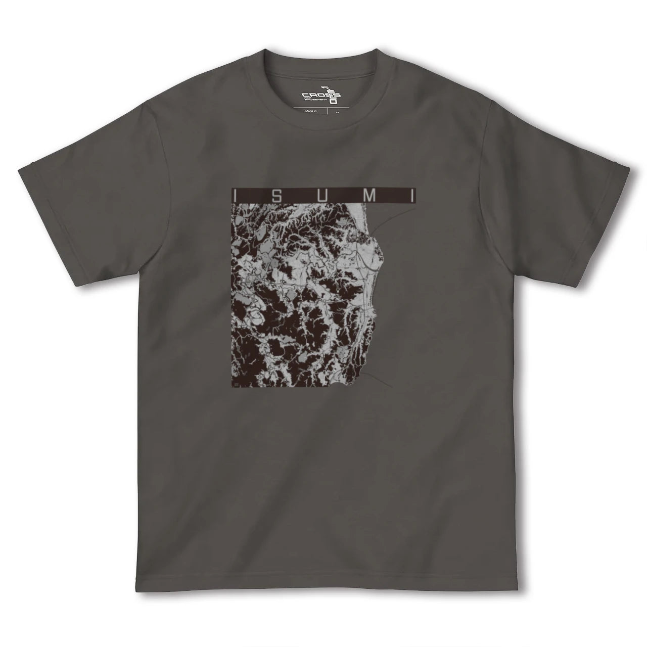 【いすみ(千葉県)】地図柄ヘビーウェイトTシャツ