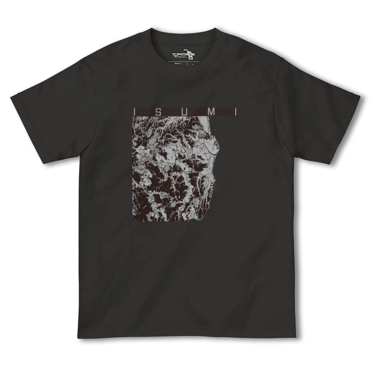 【いすみ(千葉県)】地図柄ヘビーウェイトTシャツ