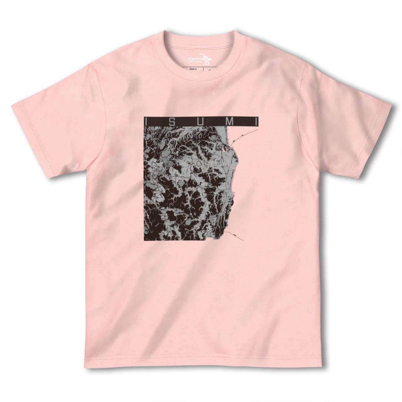 【いすみ(千葉県)】地図柄ヘビーウェイトTシャツ