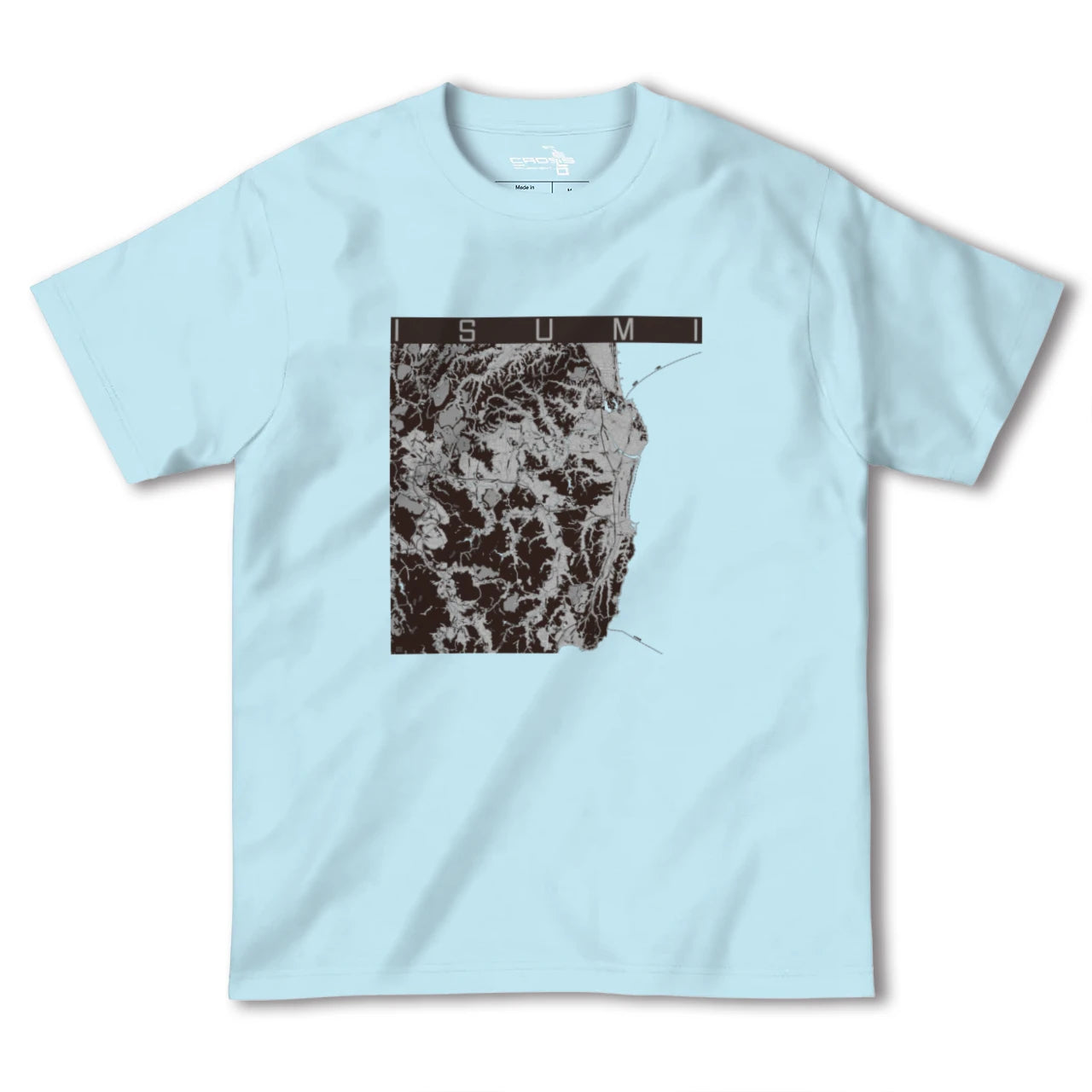 【いすみ(千葉県)】地図柄ヘビーウェイトTシャツ