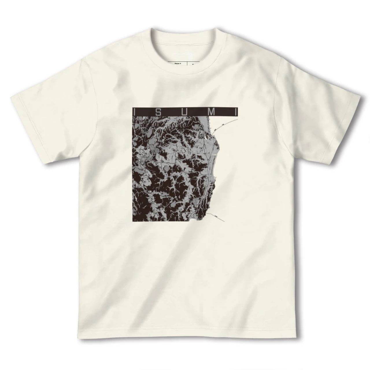 【いすみ(千葉県)】地図柄ヘビーウェイトTシャツ