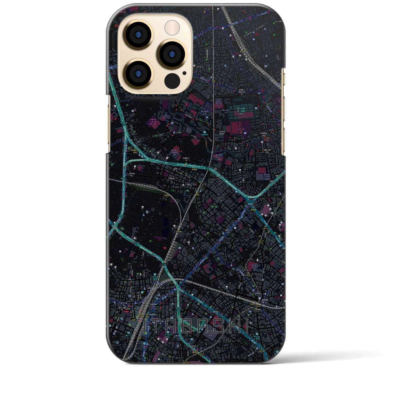【板橋(東京都)】地図柄iPhoneケース(バックカバータイプ)