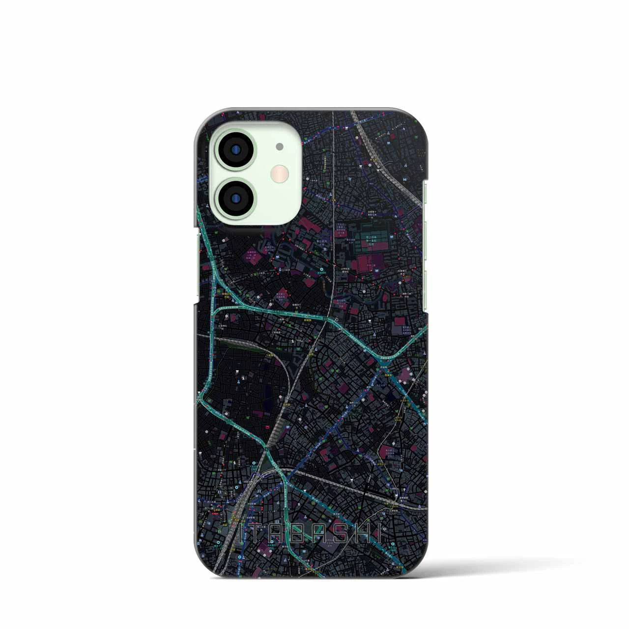 【板橋(東京都)】地図柄iPhoneケース(バックカバータイプ)