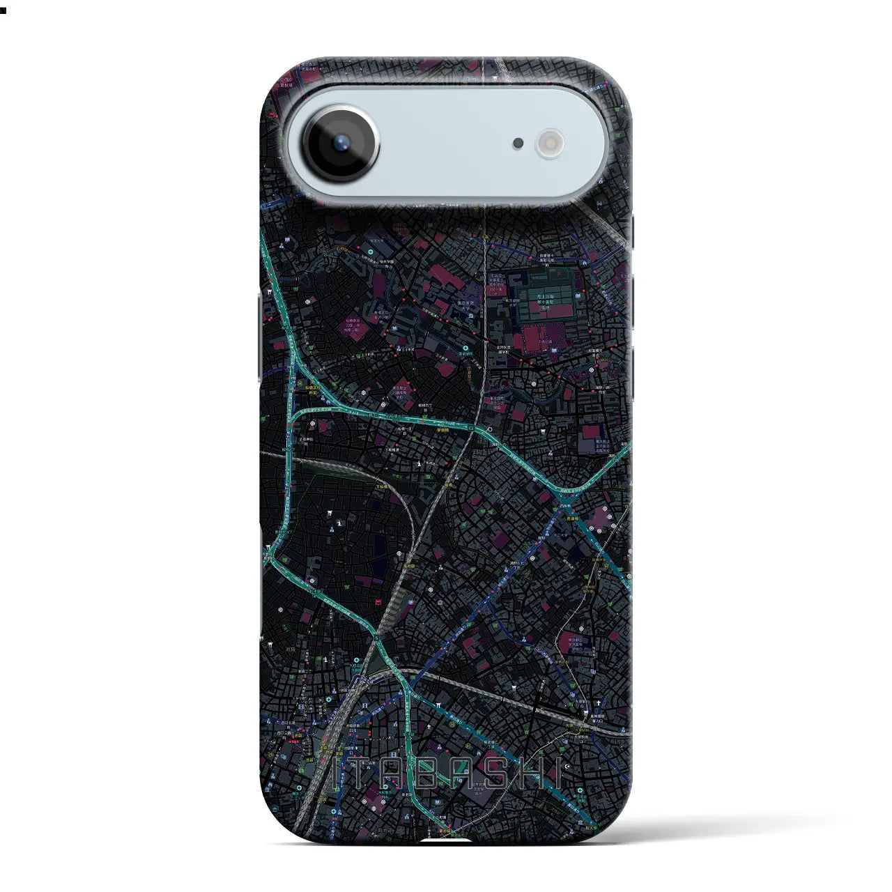 【板橋(東京都)】地図柄iPhoneケース(バックカバータイプ)