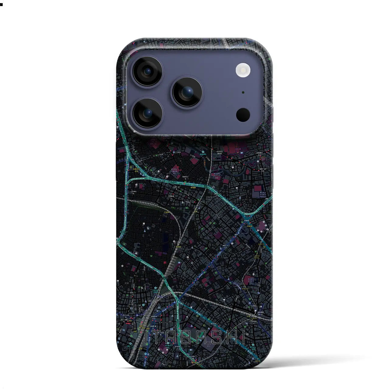 【板橋(東京都)】地図柄iPhoneケース(バックカバータイプ)