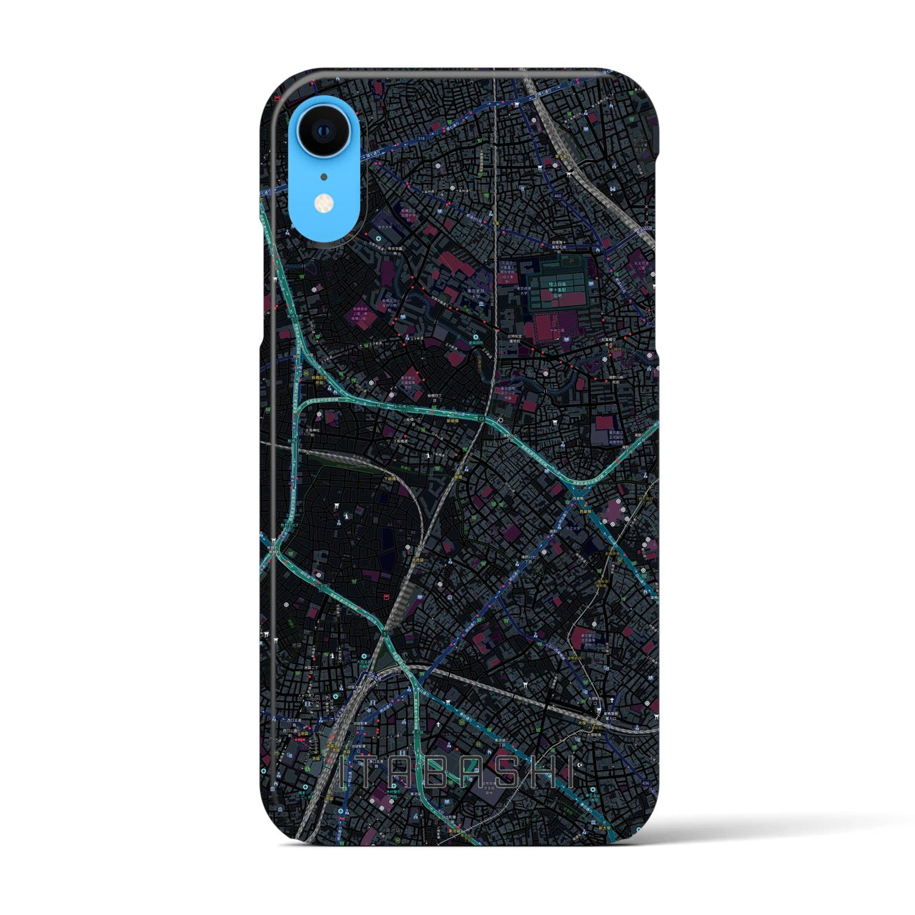 【板橋(東京都)】地図柄iPhoneケース(バックカバータイプ)