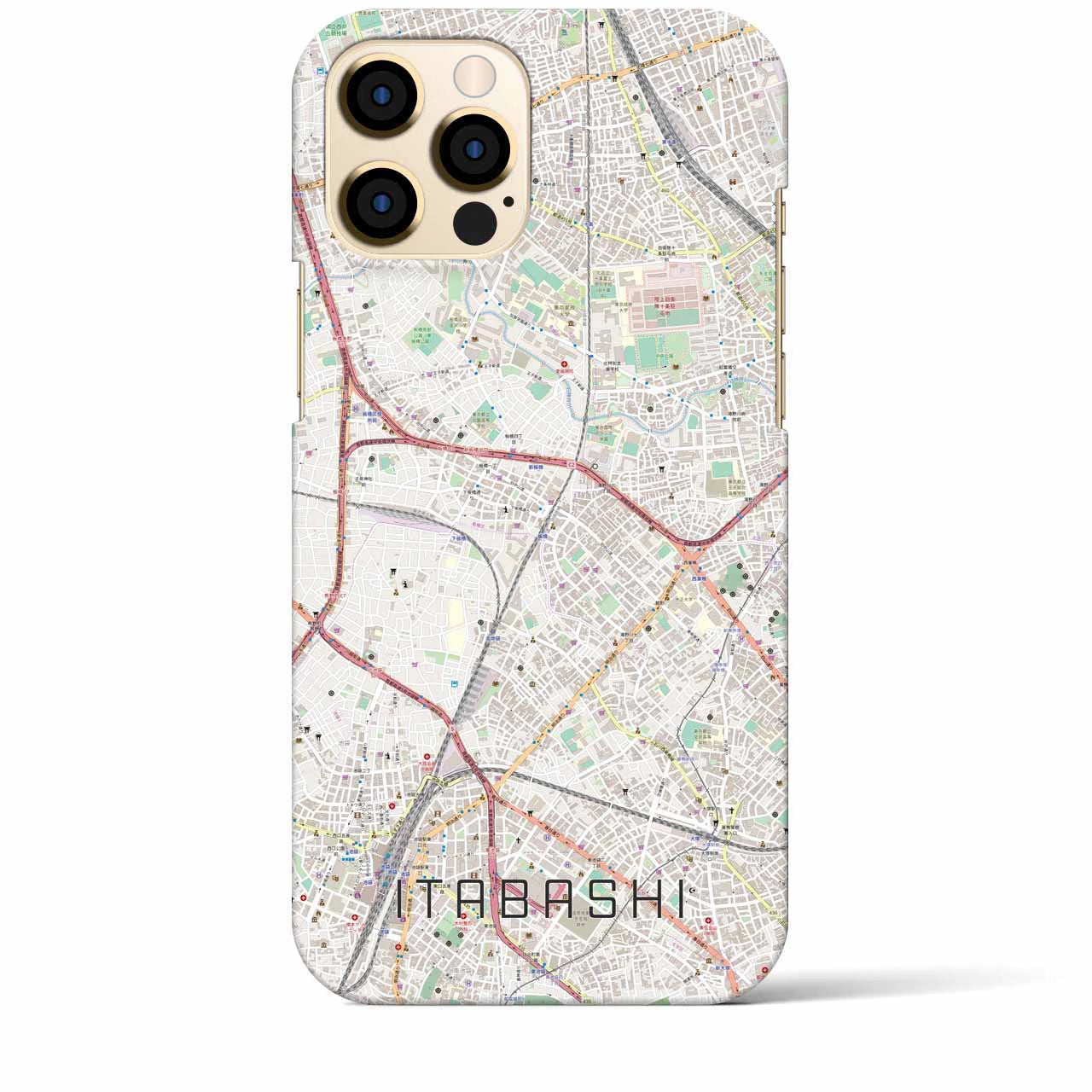 【板橋(東京都)】地図柄iPhoneケース(バックカバータイプ)