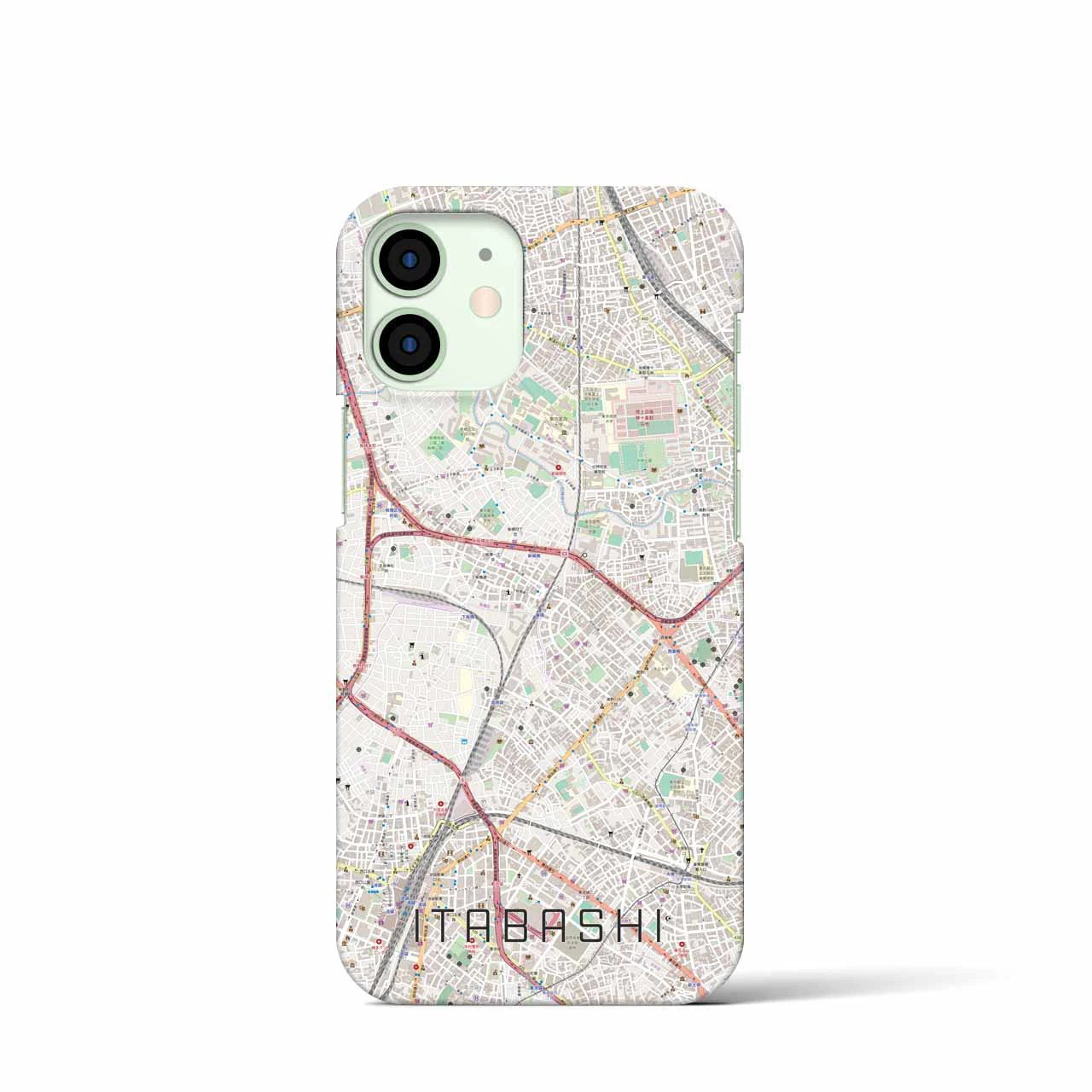 【板橋(東京都)】地図柄iPhoneケース(バックカバータイプ)