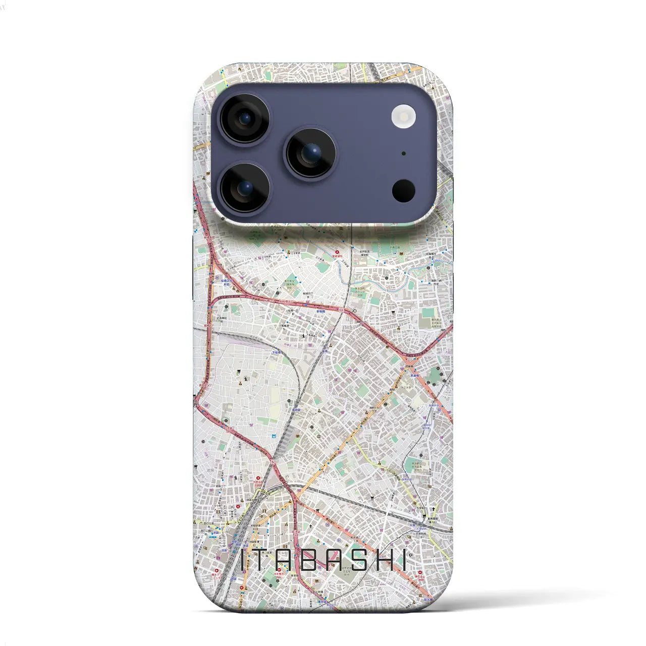 【板橋(東京都)】地図柄iPhoneケース(バックカバータイプ)