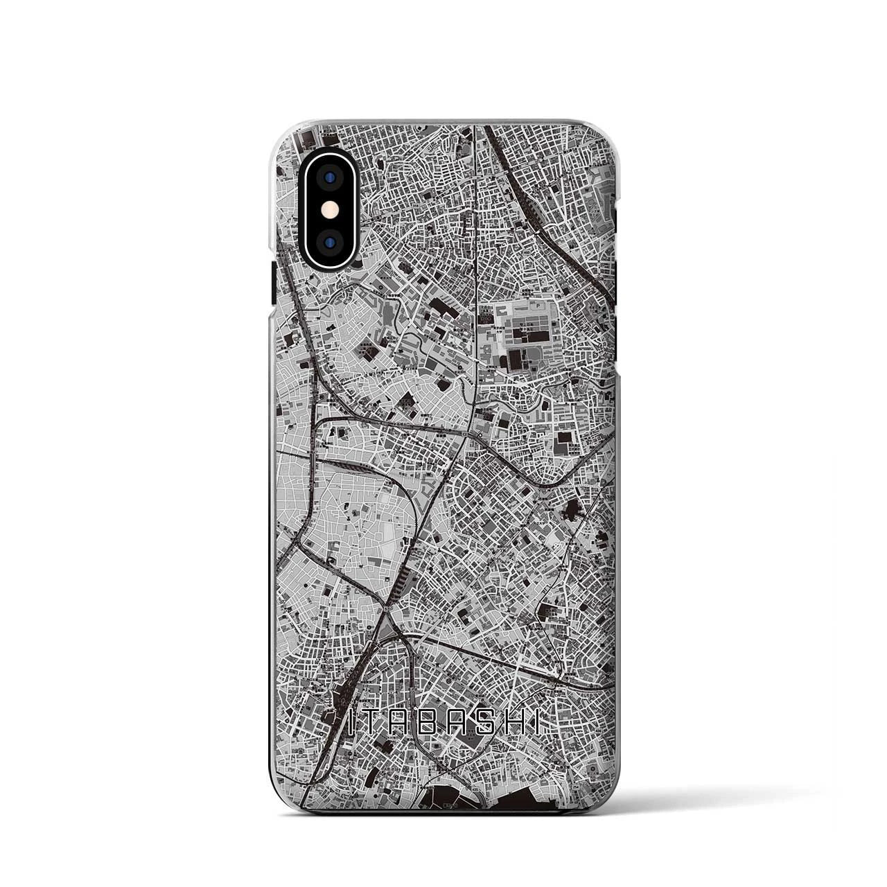 【板橋(東京都)】地図柄iPhoneケース(クリアタイプ)