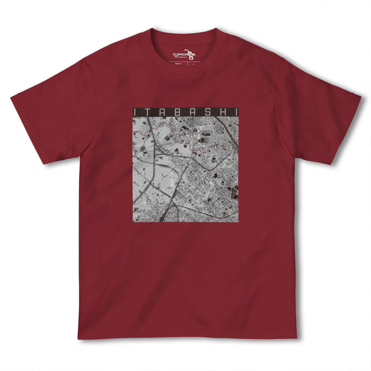 【板橋(東京都)】地図柄ヘビーウェイトTシャツ